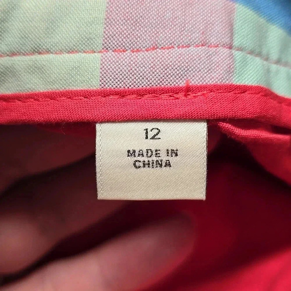 {Liz Claiborne} Multicolor Check Print Pencil Skirt Size 12 - Picture 12 of 14